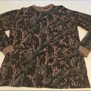 Mossy Oak Cotton Shirt XL Vintage Treestand